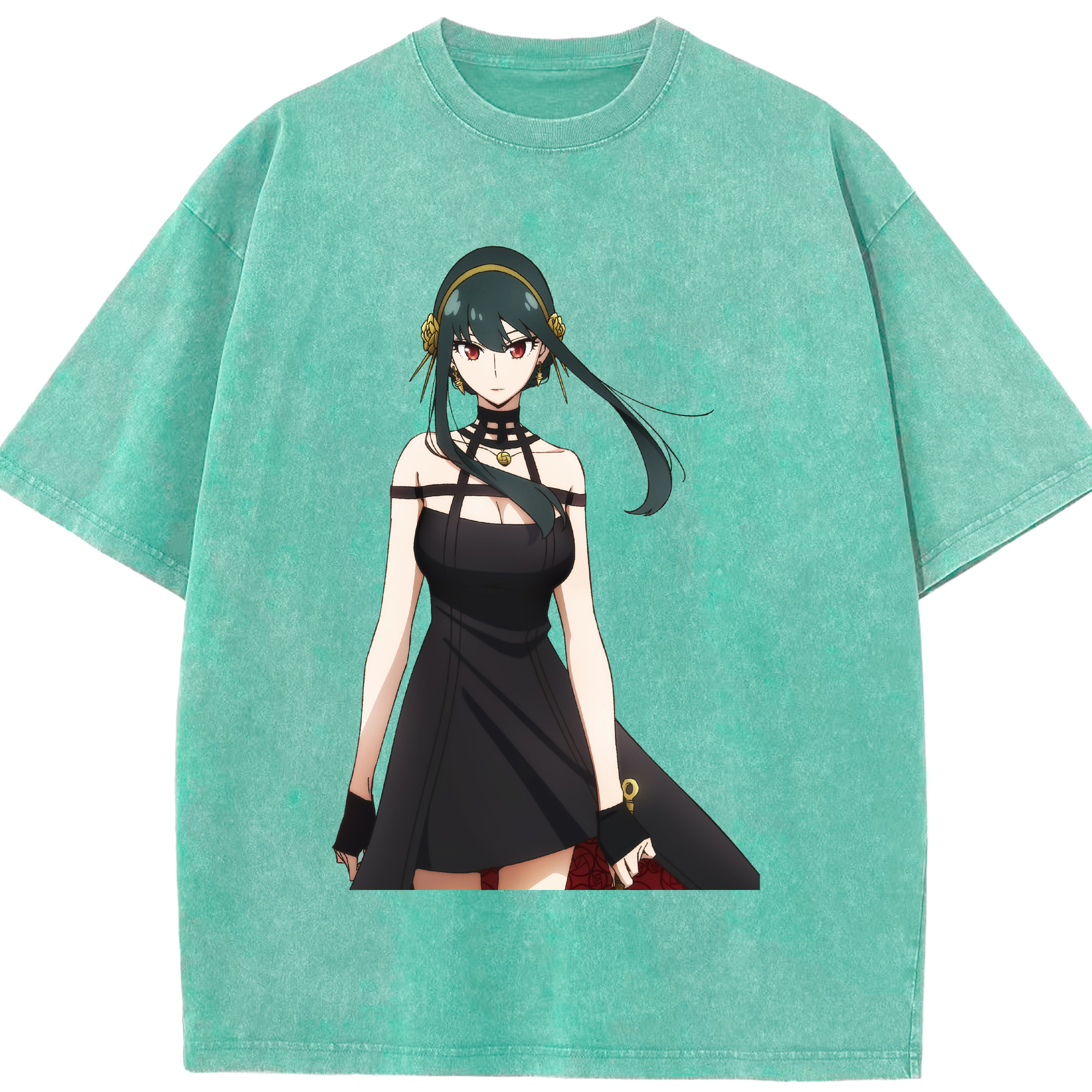 （画像用） SPY×FAMILY间谍家家酒 綿100% ヴィンテージ風 半袖Tシャツ（フロントプリント）